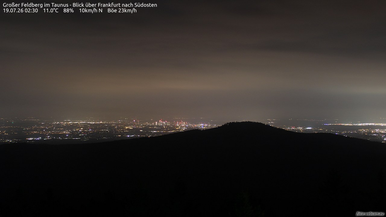 Archiv Foto Webcam Großer Feldberg im Taunus