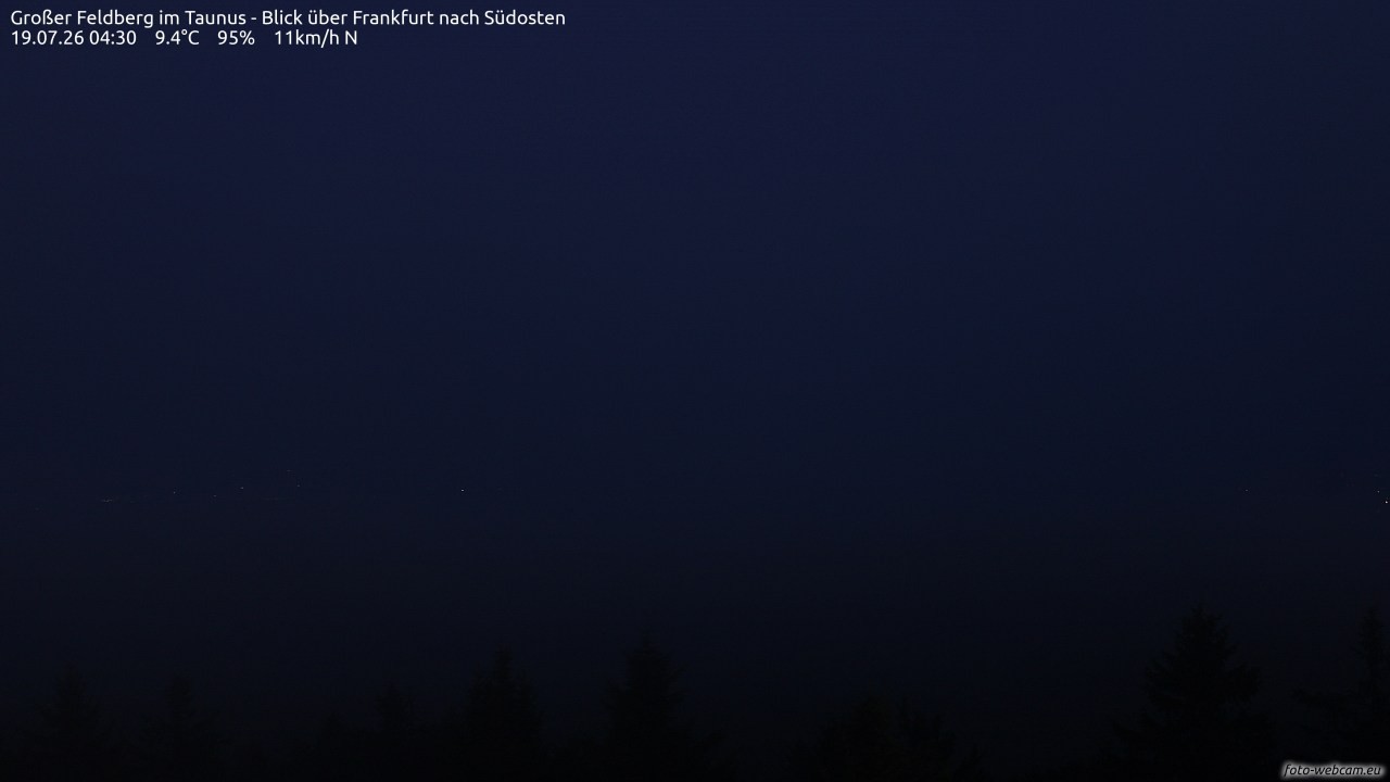 Archiv Foto Webcam Großer Feldberg im Taunus