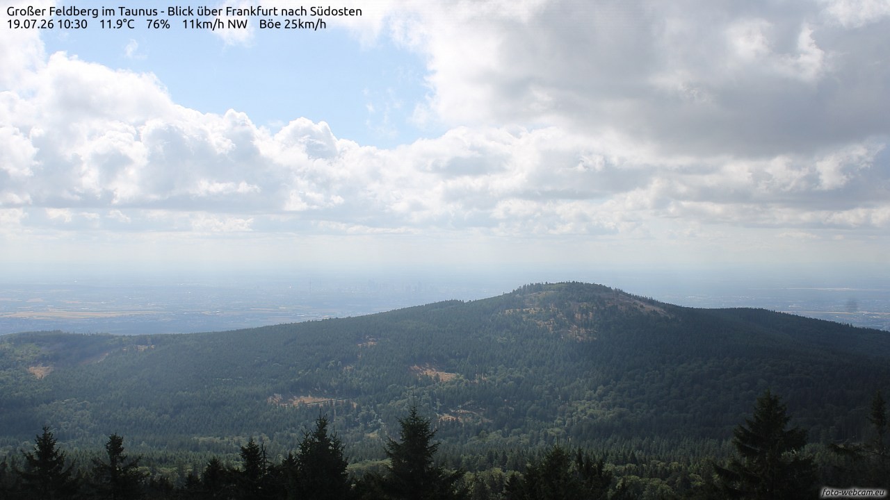 Archiv Foto Webcam Großer Feldberg im Taunus