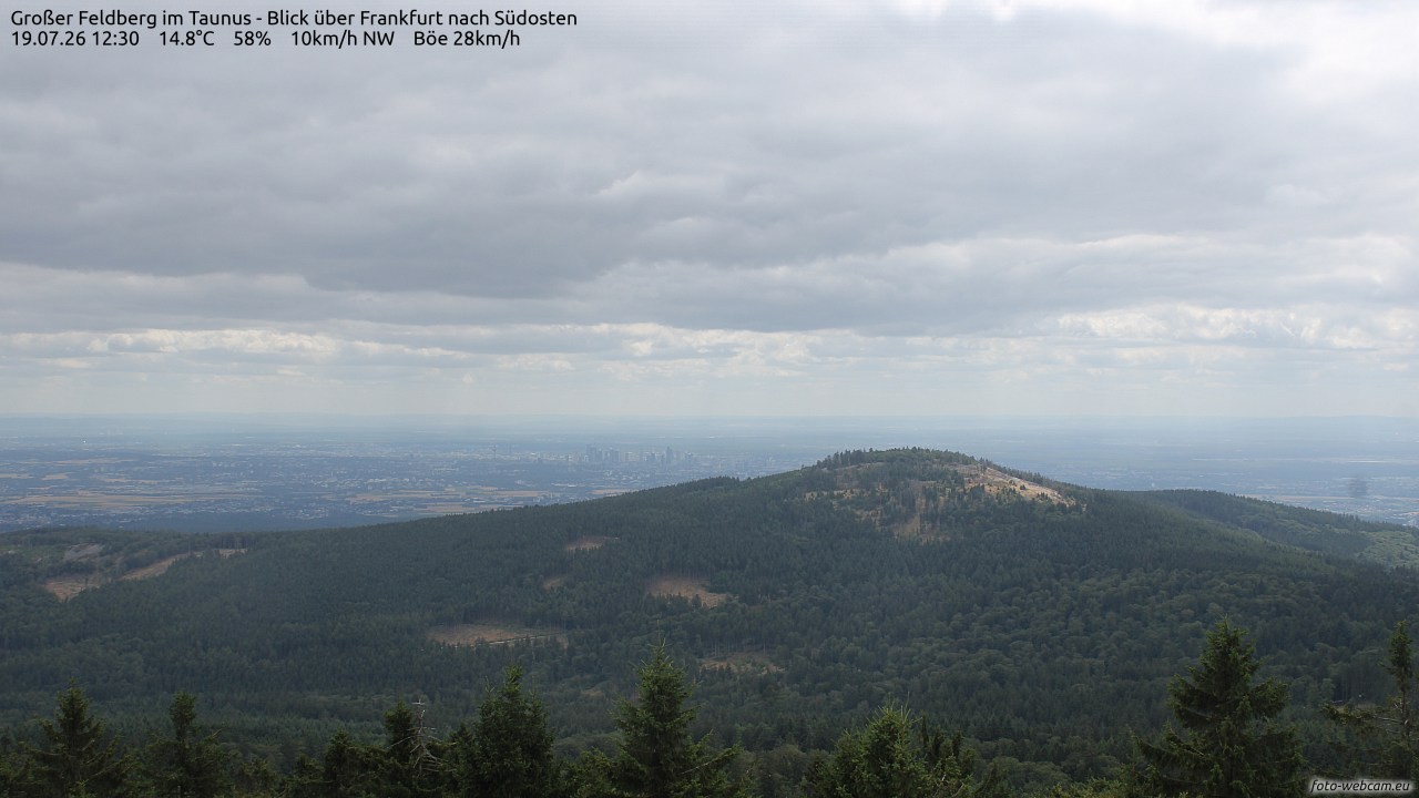 Archiv Foto Webcam Großer Feldberg im Taunus