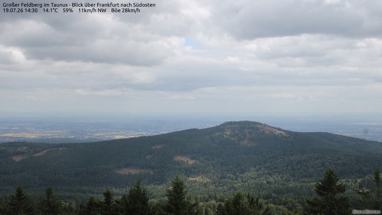 Archiv Foto Webcam Großer Feldberg im Taunus