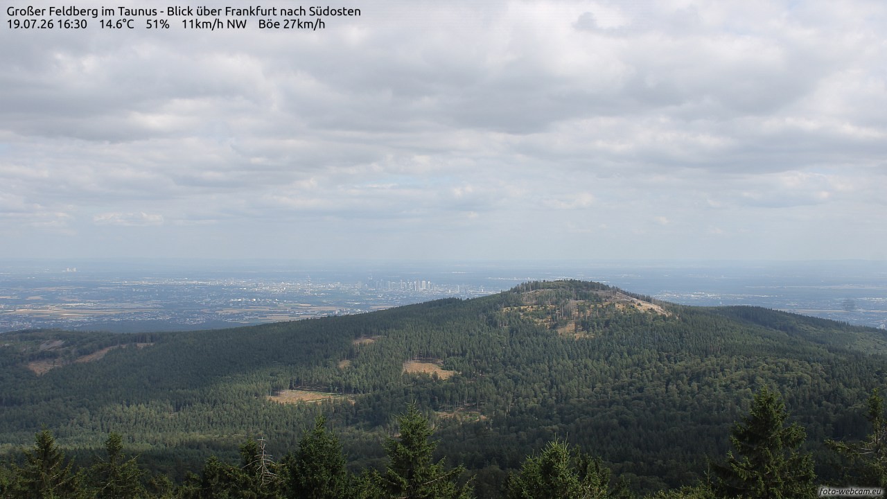Archiv Foto Webcam Großer Feldberg im Taunus