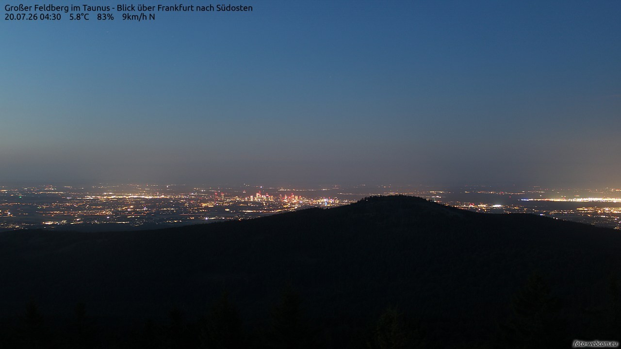 Archiv Foto Webcam Großer Feldberg im Taunus