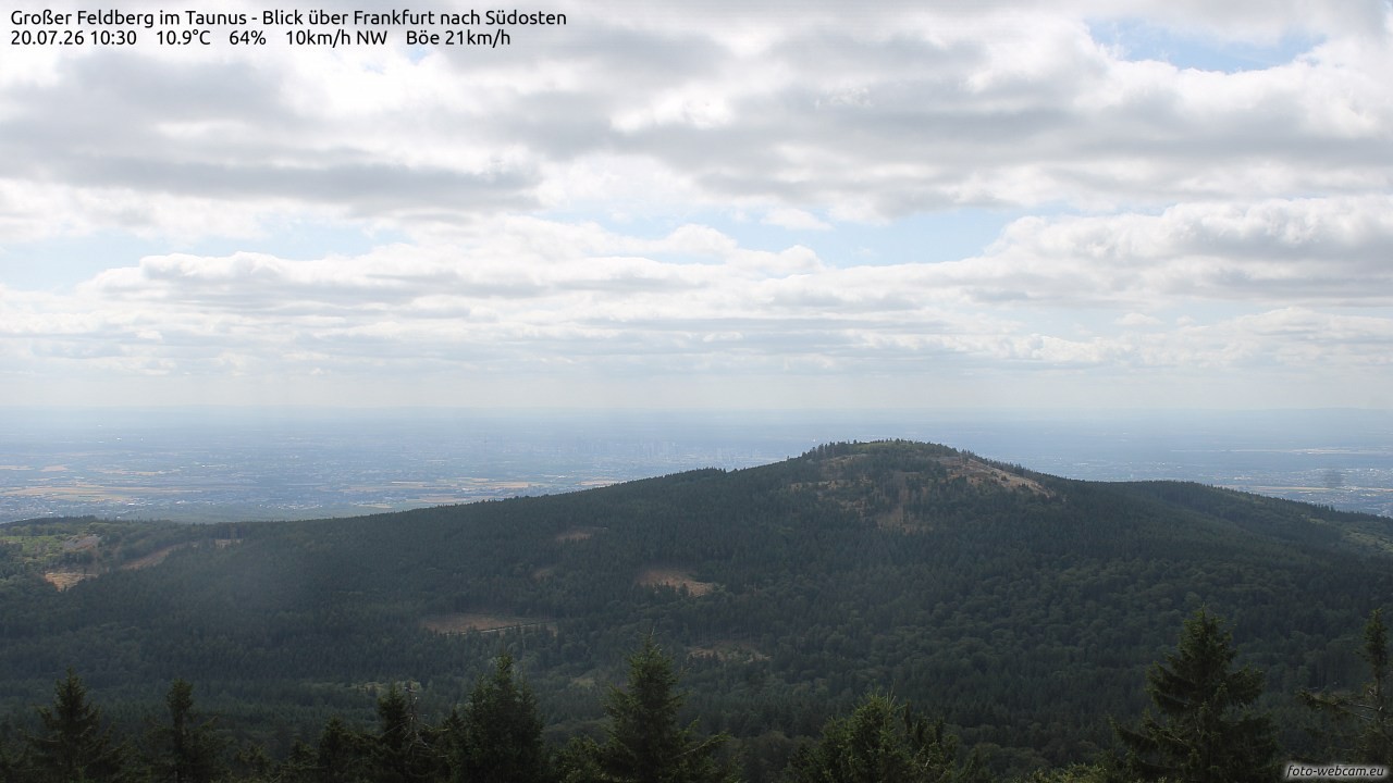 Archiv Foto Webcam Großer Feldberg im Taunus