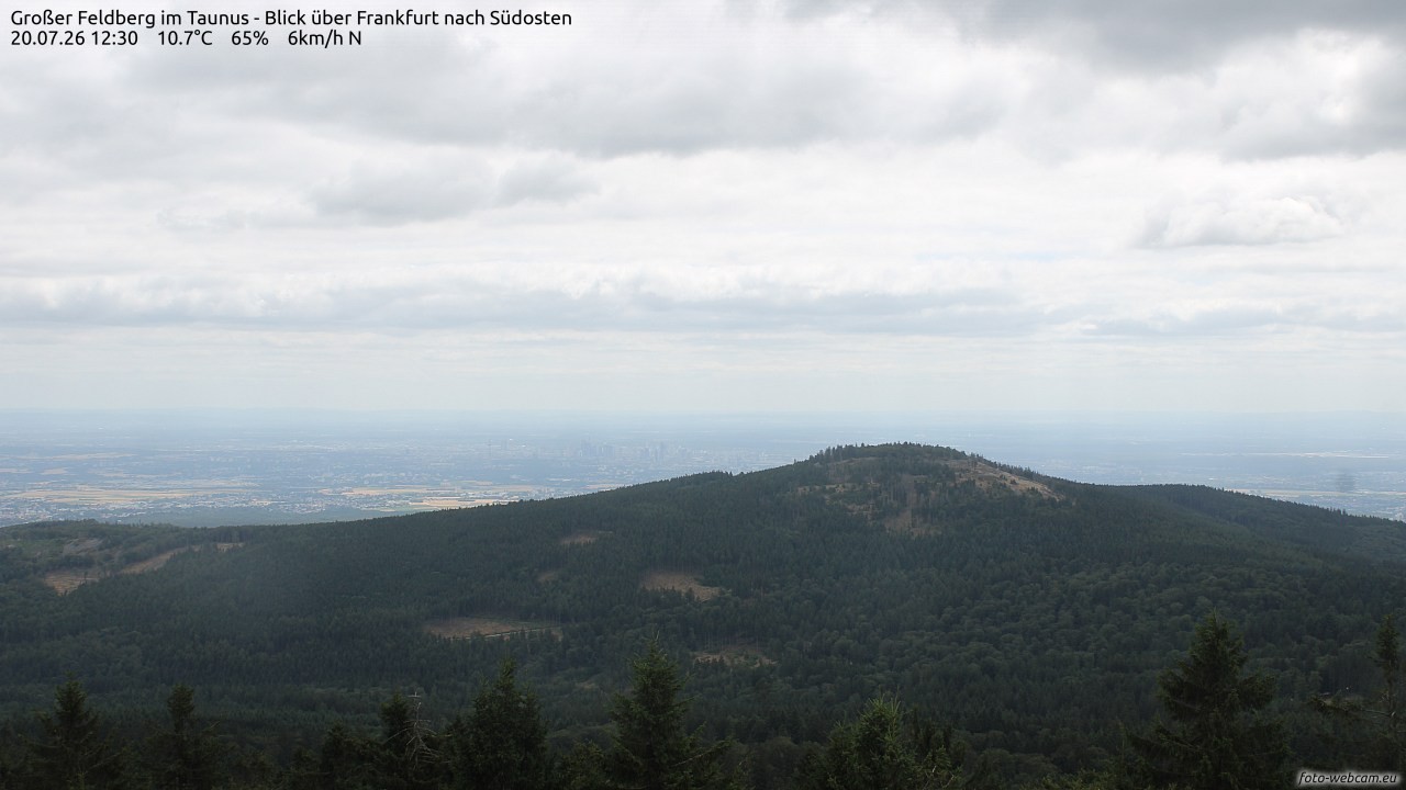 Archiv Foto Webcam Großer Feldberg im Taunus