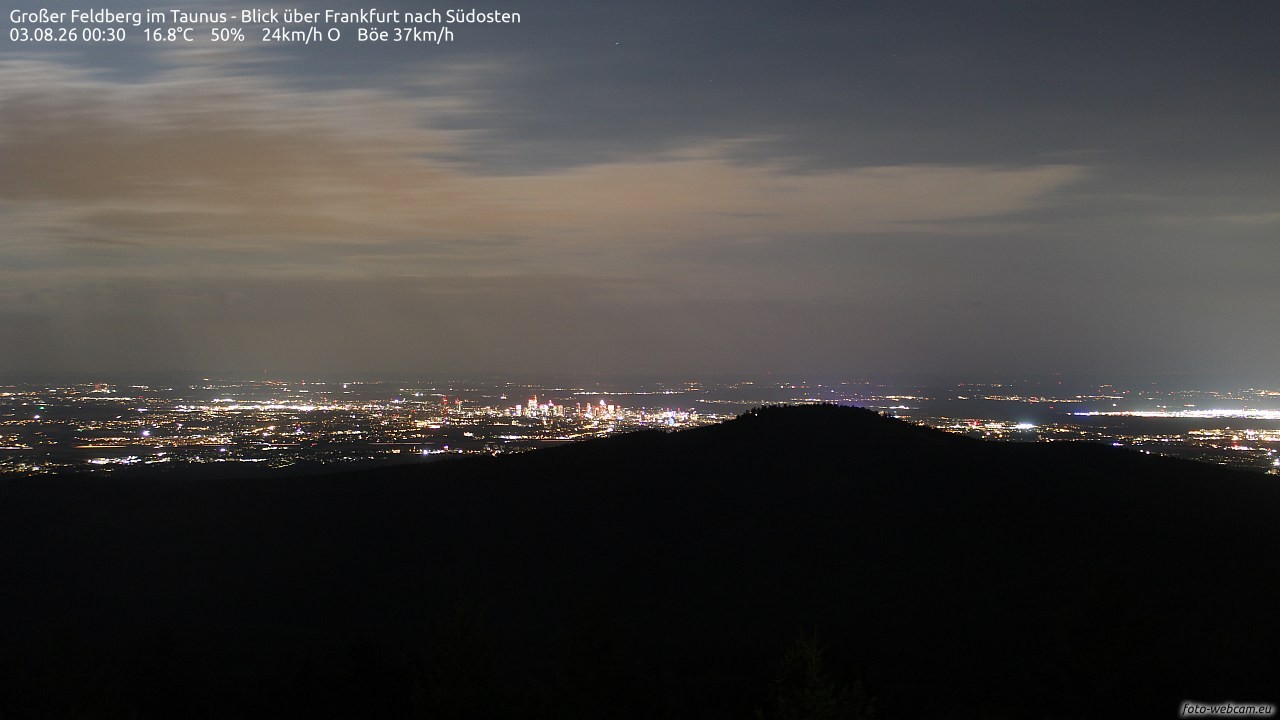 Archiv Foto Webcam Großer Feldberg im Taunus