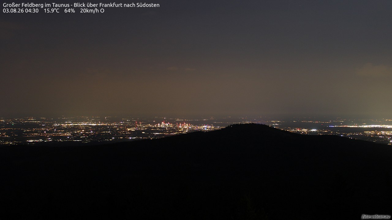 Archiv Foto Webcam Großer Feldberg im Taunus