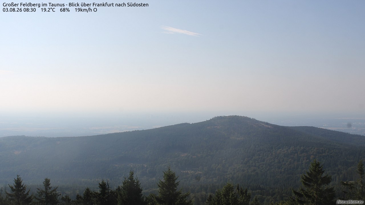 Archiv Foto Webcam Großer Feldberg im Taunus