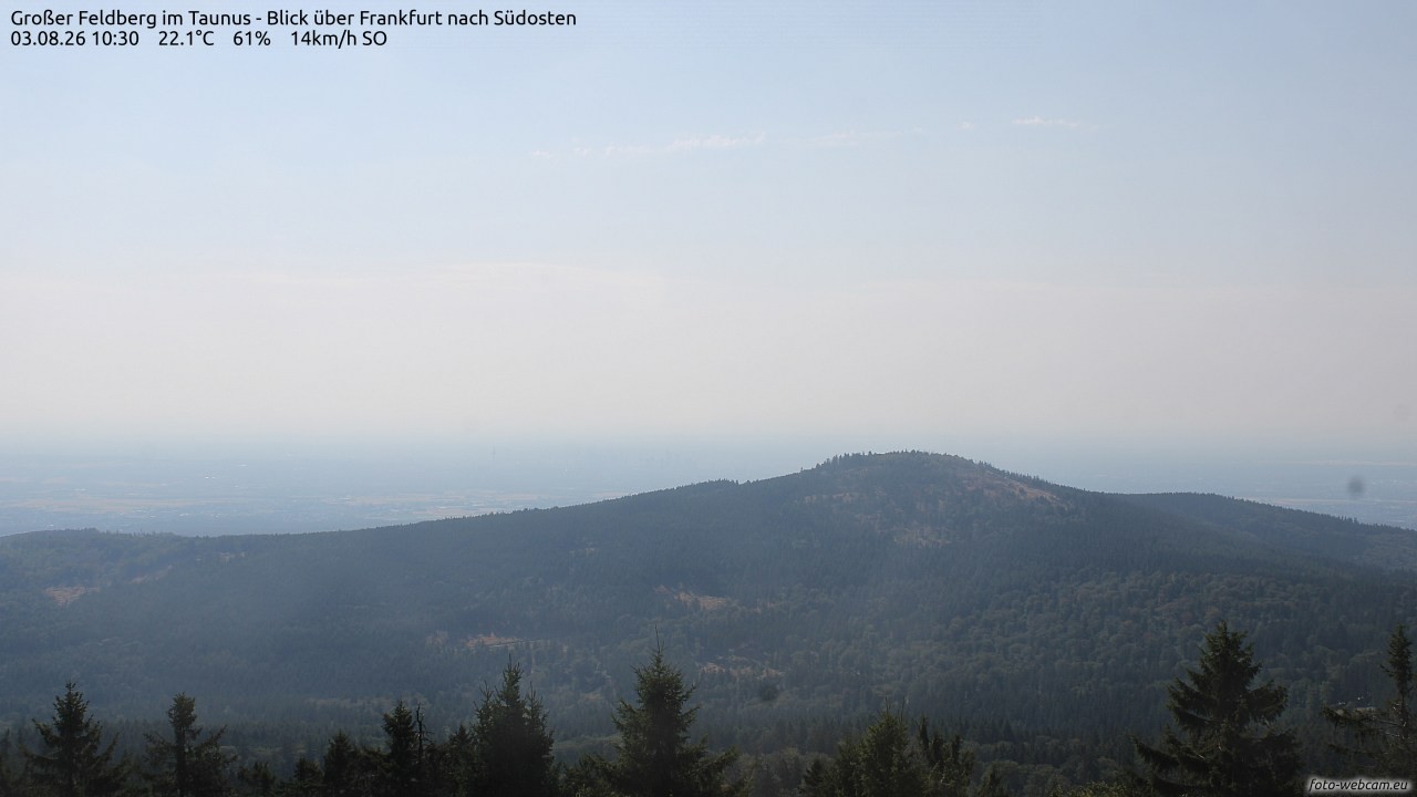 Archiv Foto Webcam Großer Feldberg im Taunus