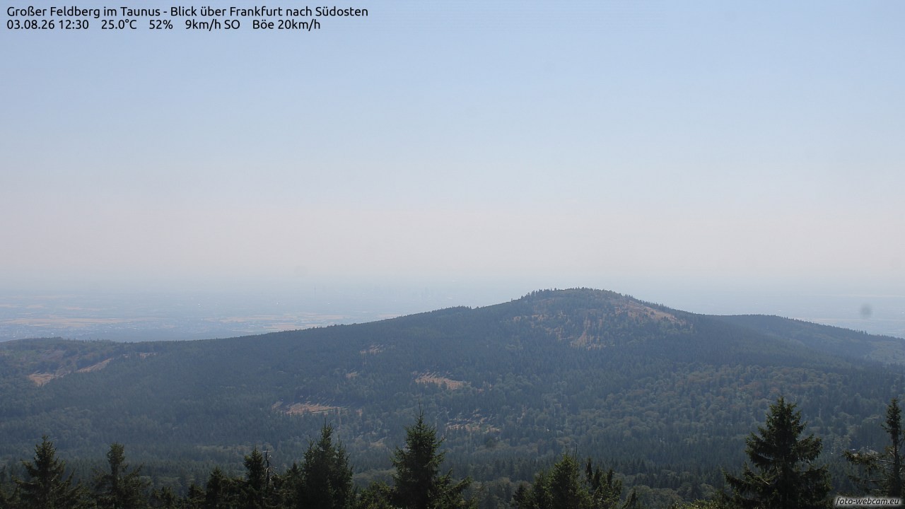 Archiv Foto Webcam Großer Feldberg im Taunus