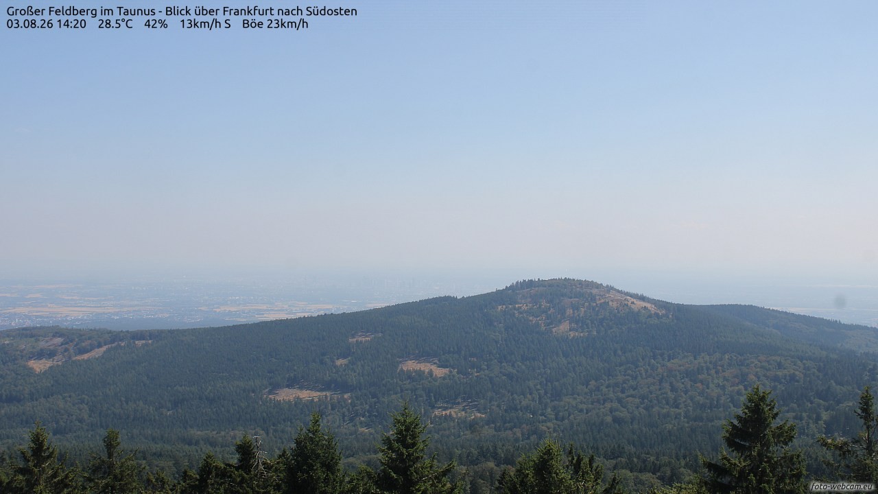 Archiv Foto Webcam Großer Feldberg im Taunus