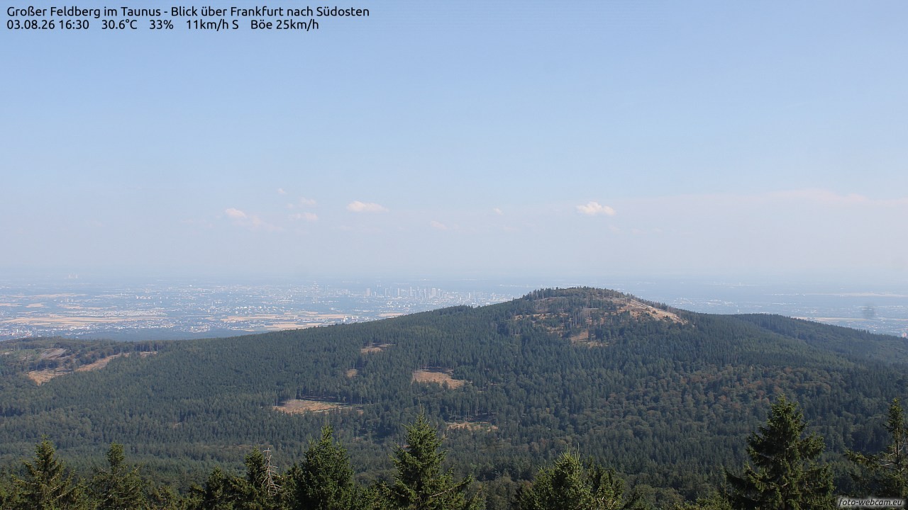 Archiv Foto Webcam Großer Feldberg im Taunus