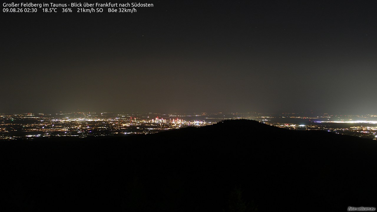 Archiv Foto Webcam Großer Feldberg im Taunus
