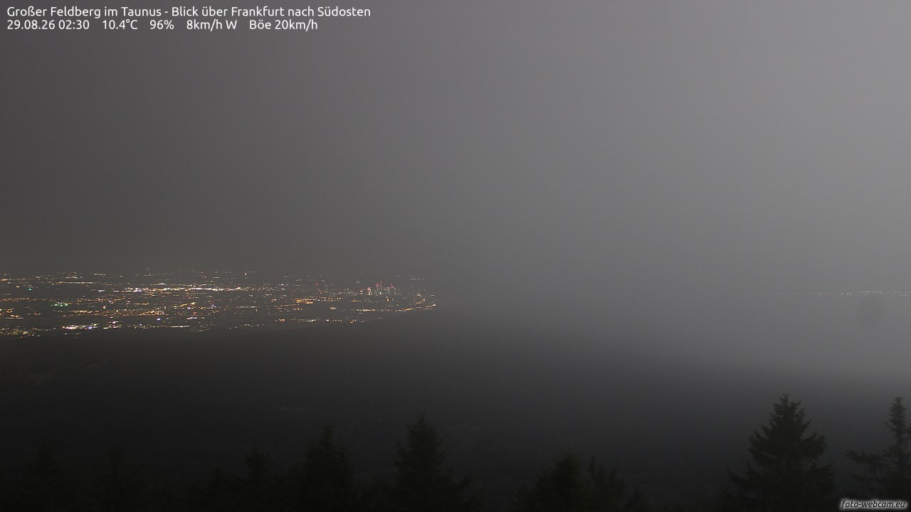 Archiv Foto Webcam Großer Feldberg im Taunus