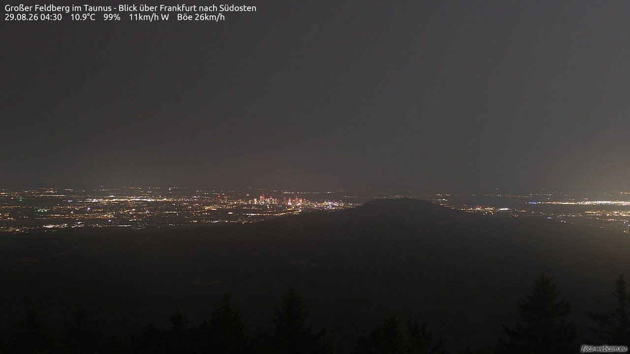 Archiv Foto Webcam Großer Feldberg im Taunus
