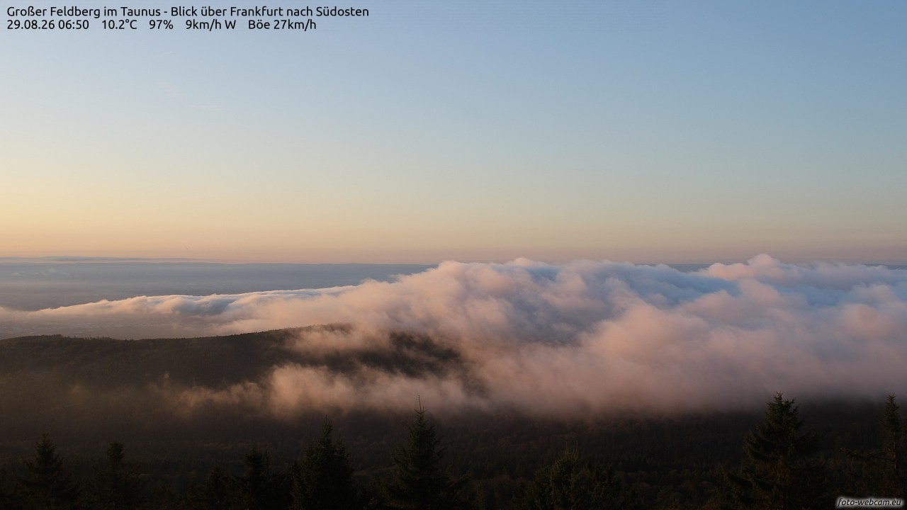 Archiv Foto Webcam Großer Feldberg im Taunus