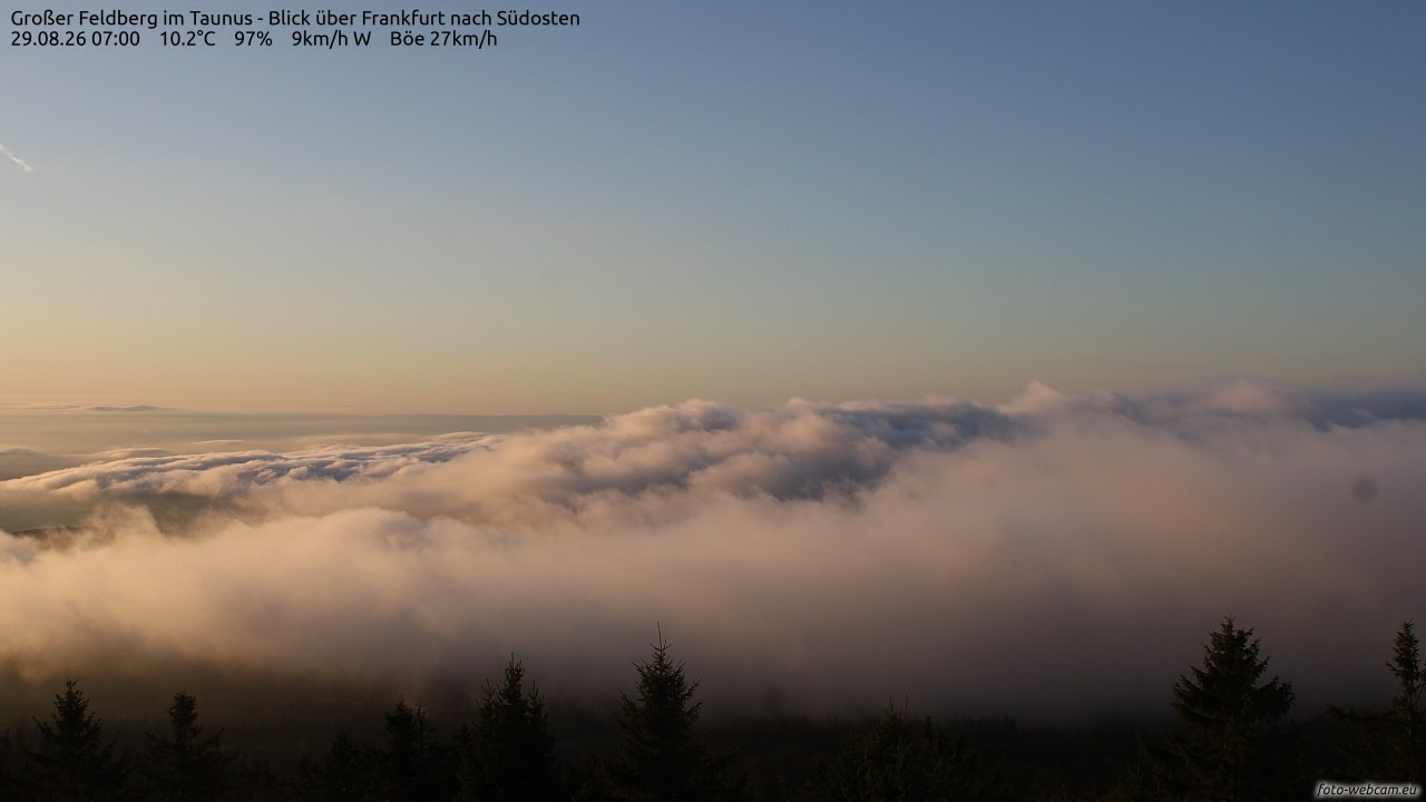 Archiv Foto Webcam Großer Feldberg im Taunus