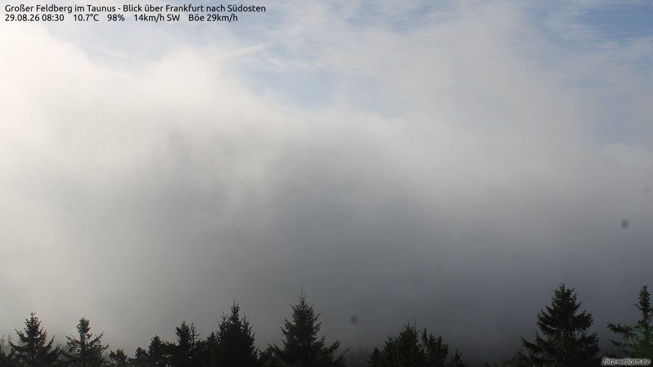 Archiv Foto Webcam Großer Feldberg im Taunus