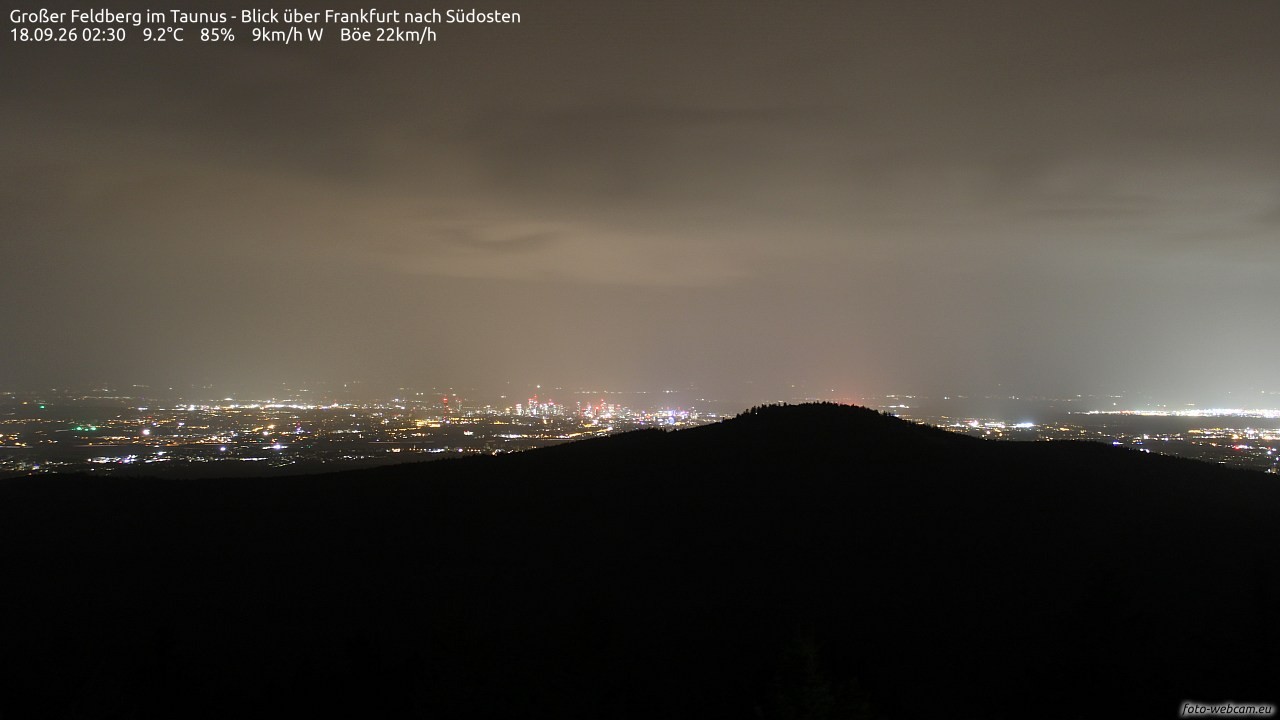 Archiv Foto Webcam Großer Feldberg im Taunus