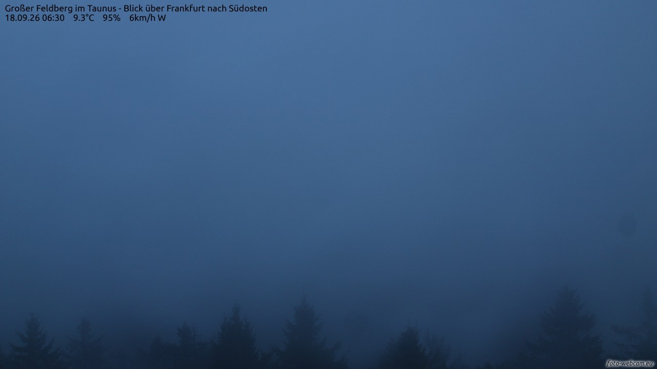 Archiv Foto Webcam Großer Feldberg im Taunus