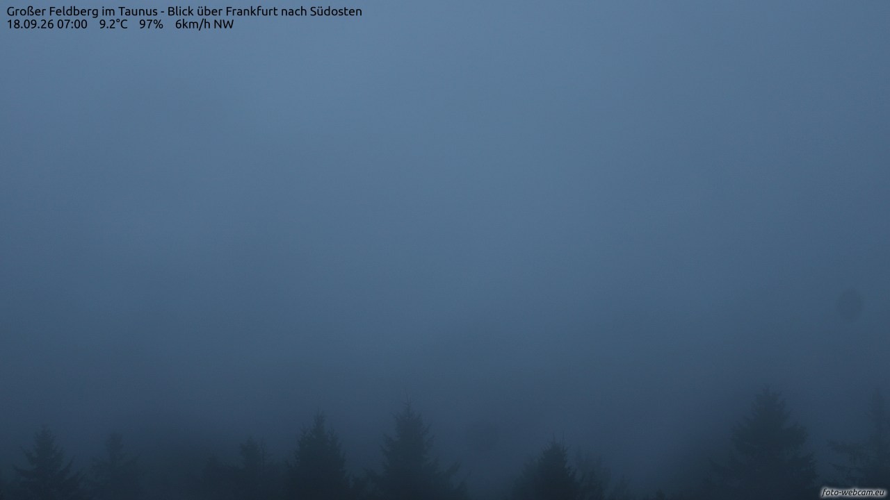 Archiv Foto Webcam Großer Feldberg im Taunus