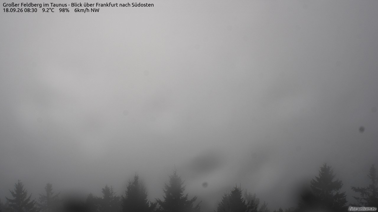 Archiv Foto Webcam Großer Feldberg im Taunus