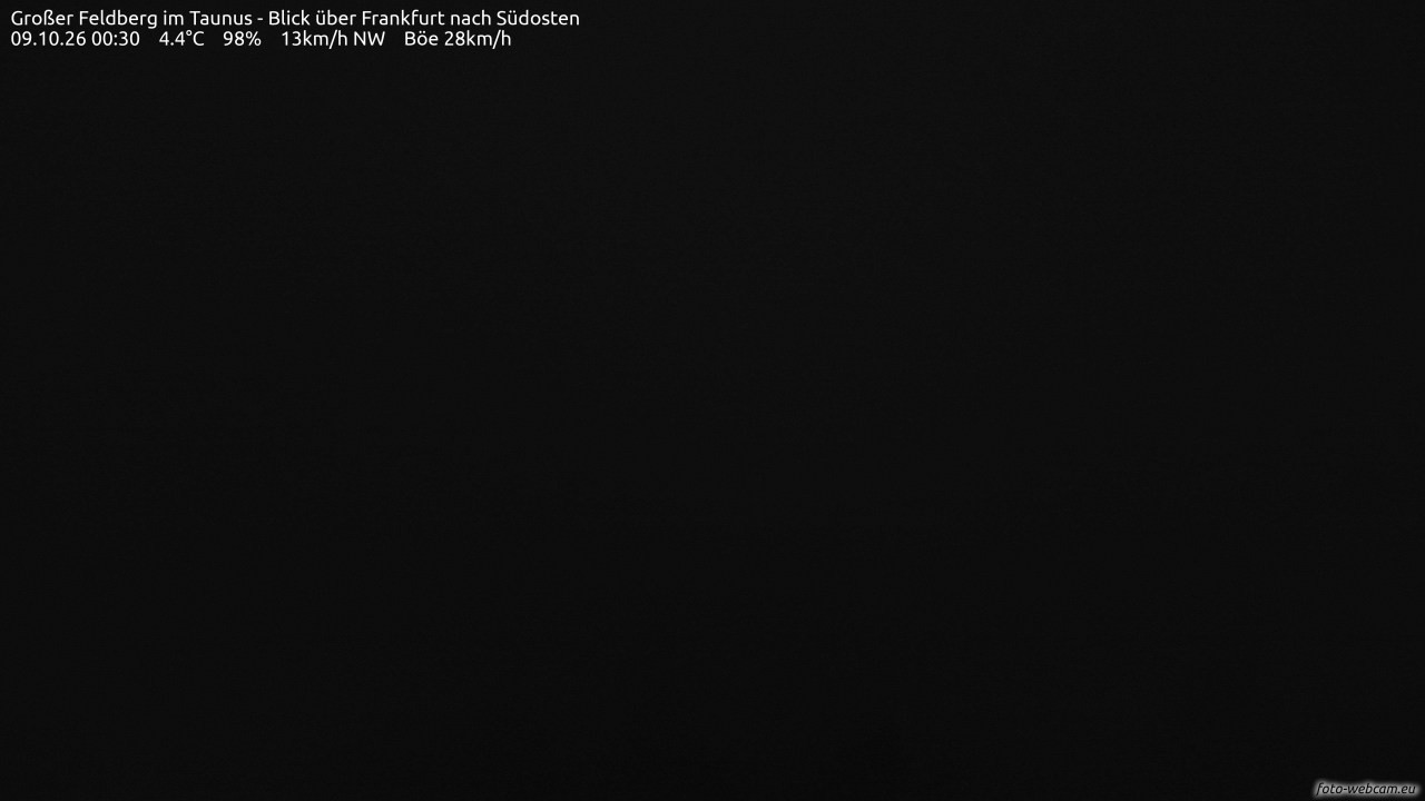 Archiv Foto Webcam Großer Feldberg im Taunus