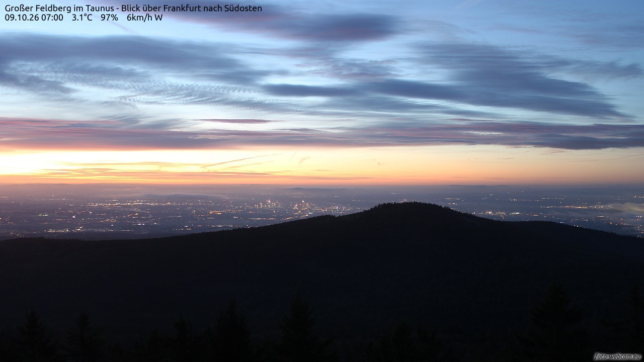 Archiv Foto Webcam Großer Feldberg im Taunus