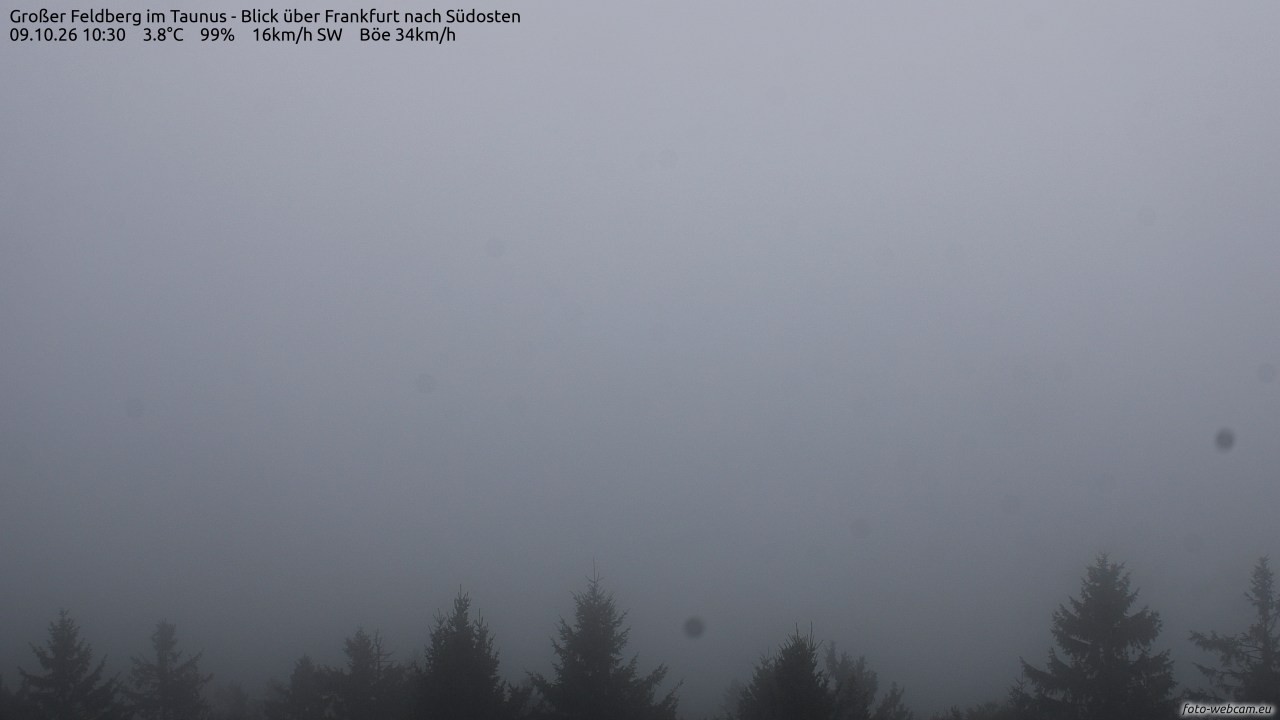 Archiv Foto Webcam Großer Feldberg im Taunus