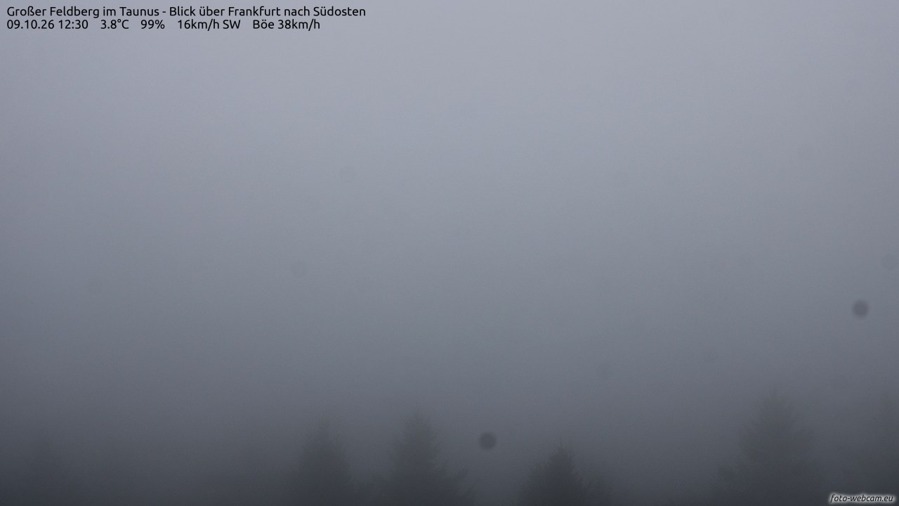 Archiv Foto Webcam Großer Feldberg im Taunus