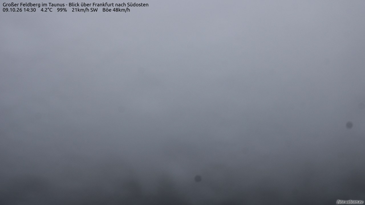 Archiv Foto Webcam Großer Feldberg im Taunus