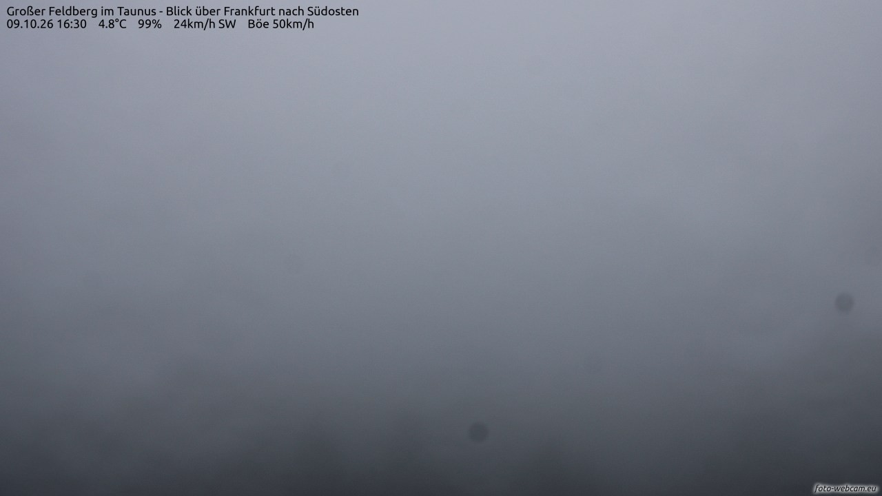Archiv Foto Webcam Großer Feldberg im Taunus