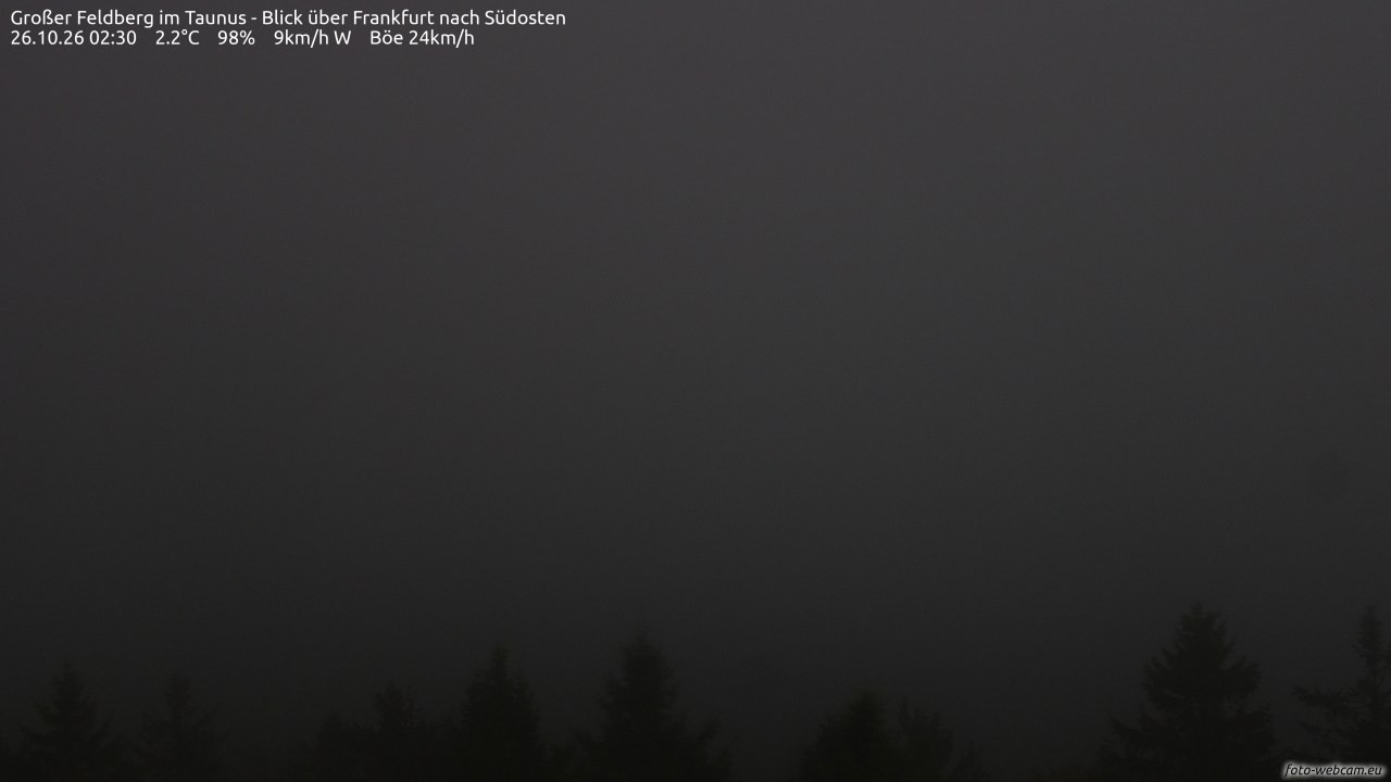Archiv Foto Webcam Großer Feldberg im Taunus