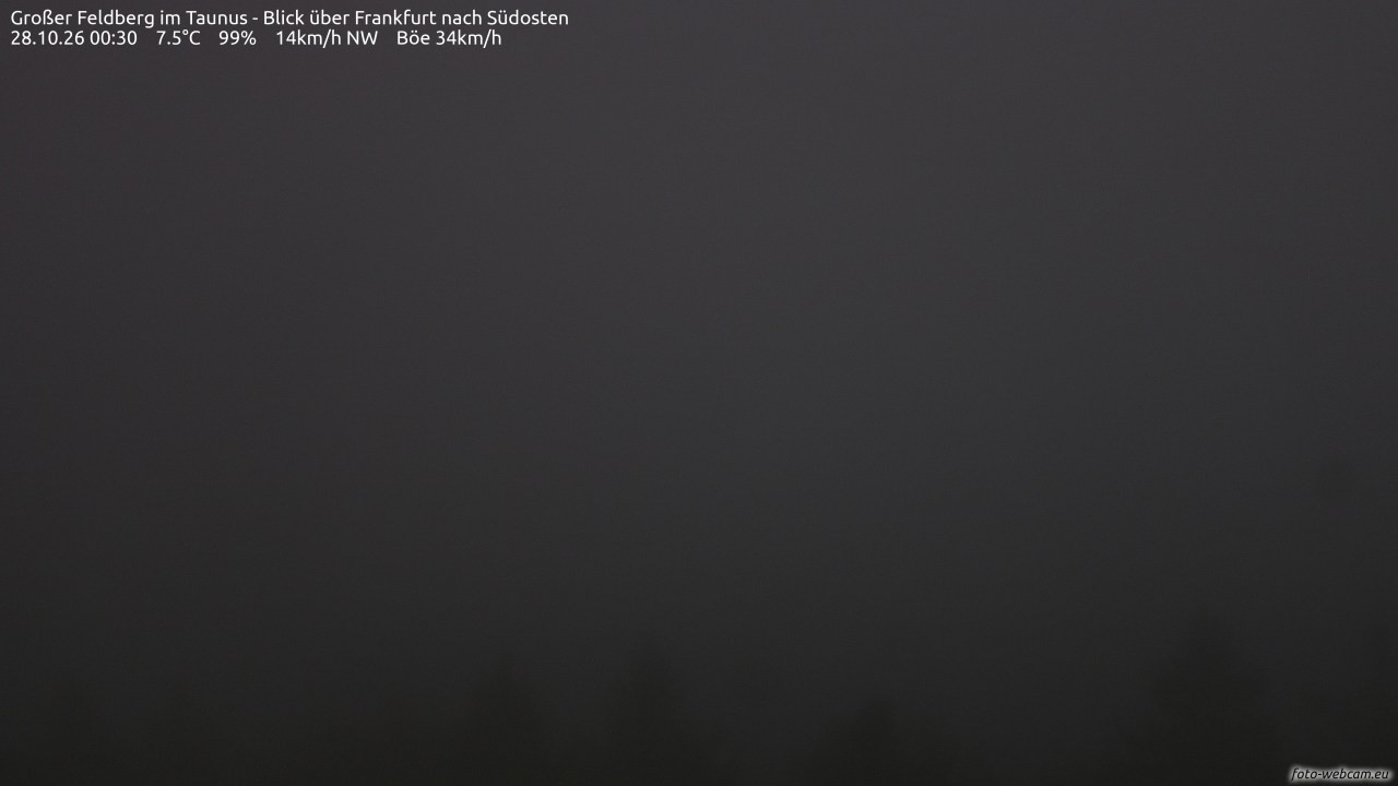 Archiv Foto Webcam Großer Feldberg im Taunus