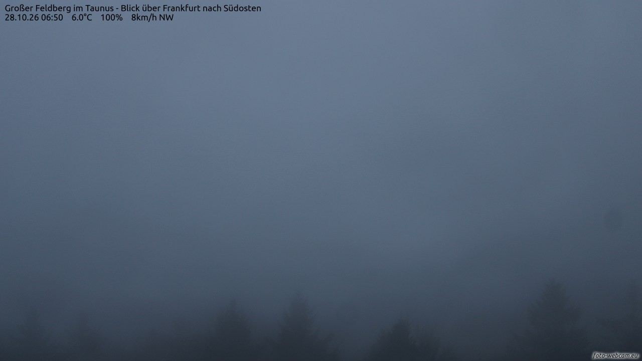 Archiv Foto Webcam Großer Feldberg im Taunus