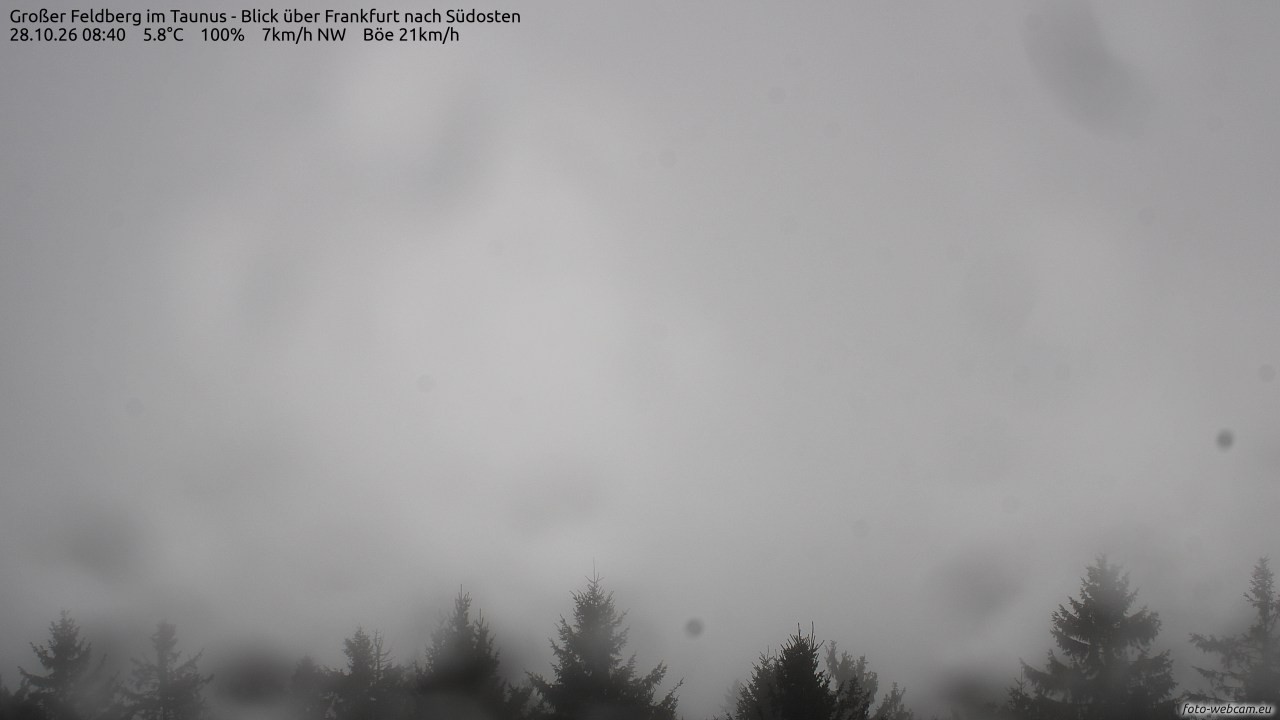 Archiv Foto Webcam Großer Feldberg im Taunus