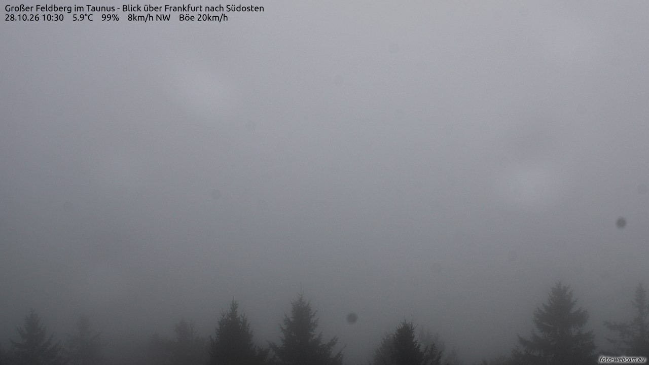 Archiv Foto Webcam Großer Feldberg im Taunus