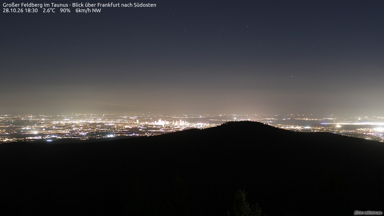 Archiv Foto Webcam Großer Feldberg im Taunus