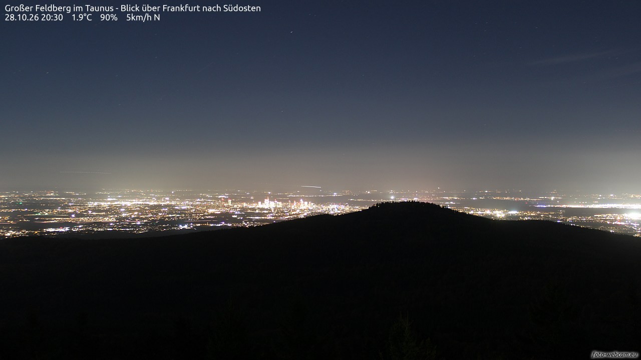 Archiv Foto Webcam Großer Feldberg im Taunus