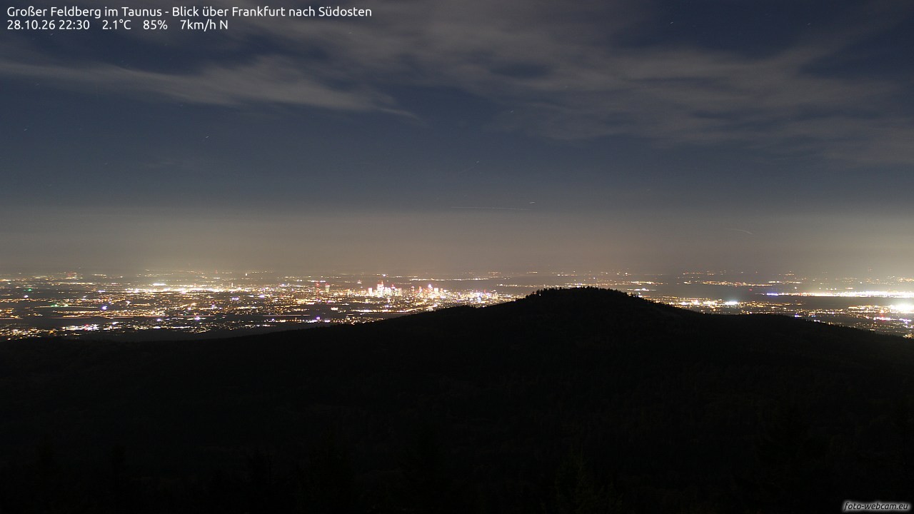 Archiv Foto Webcam Großer Feldberg im Taunus