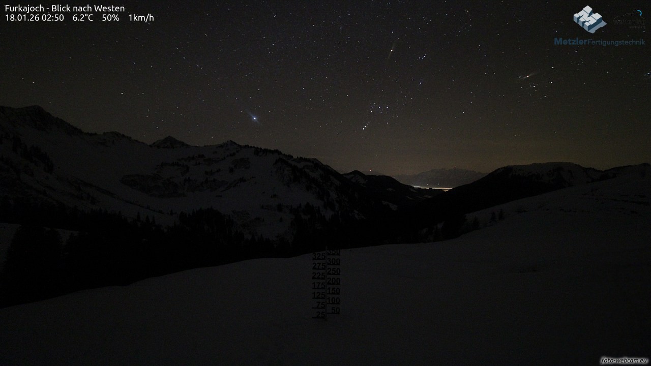 Archiv Foto Webcam Furkajoch - West