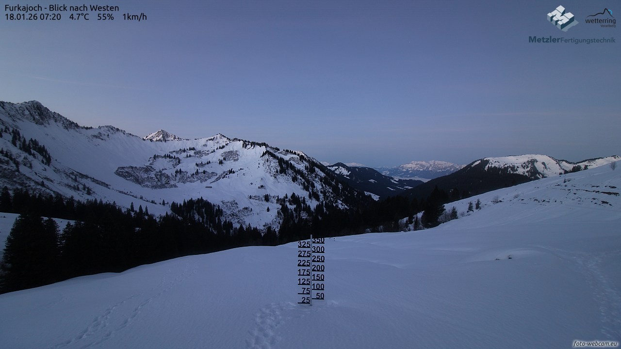 Archiv Foto Webcam Furkajoch - West