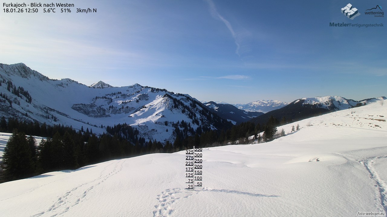 Archiv Foto Webcam Furkajoch - West