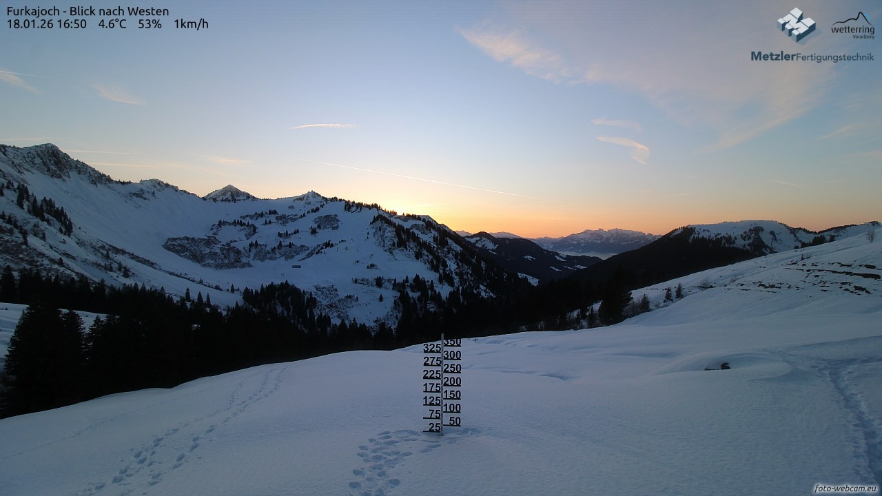 Archiv Foto Webcam Furkajoch - West