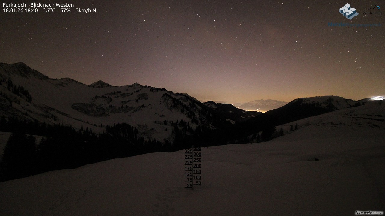 Archiv Foto Webcam Furkajoch - West