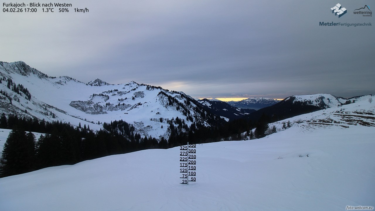 Archiv Foto Webcam Furkajoch - West
