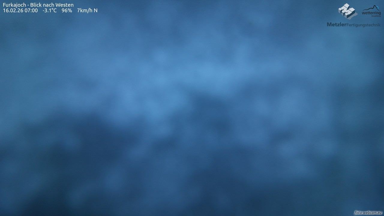 Archiv Foto Webcam Furkajoch - West