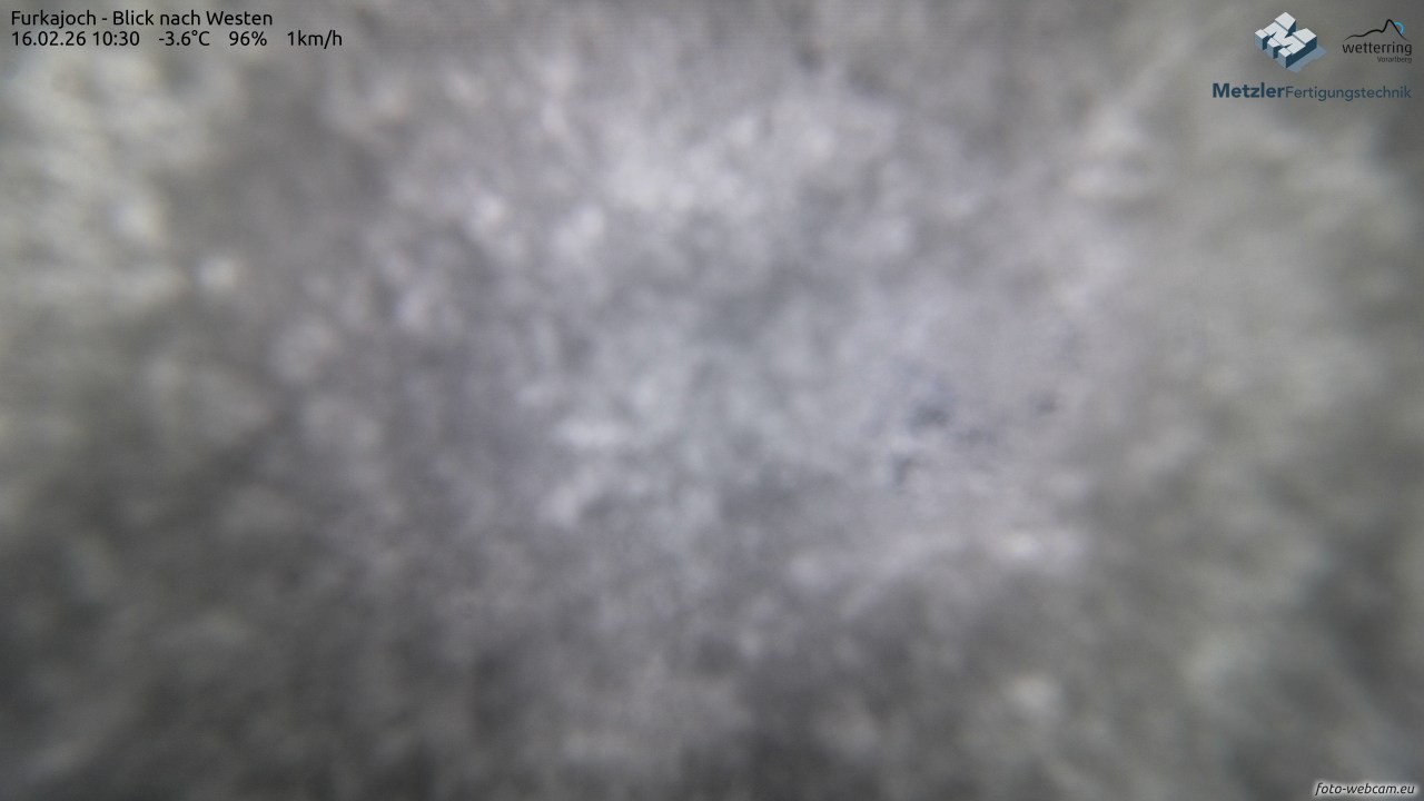 Archiv Foto Webcam Furkajoch - West