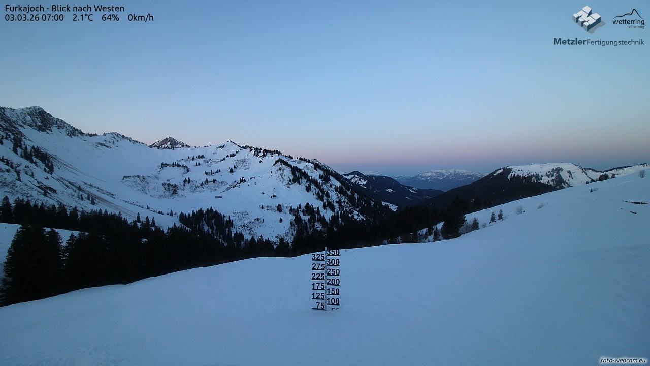Archiv Foto Webcam Furkajoch - West