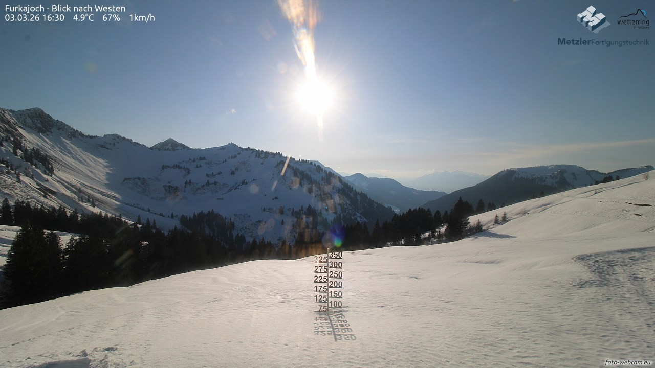 Archiv Foto Webcam Furkajoch - West